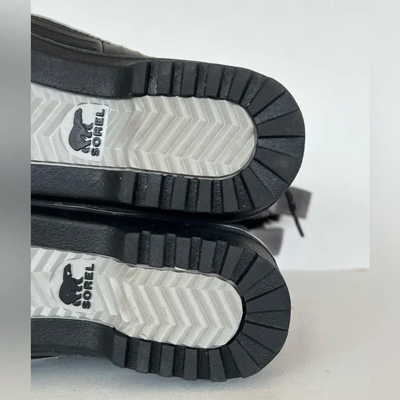 Sorel Women's Tivoli Mid-Calf Quarry Black Houndstooth Snow Winter Boots, size 7 - Picture 9 of 11